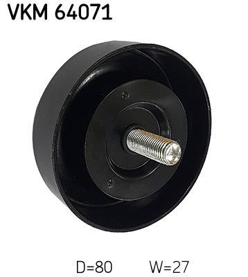 Galet enrouleur de courroie d'accessoire SKF ref. VKM 64071